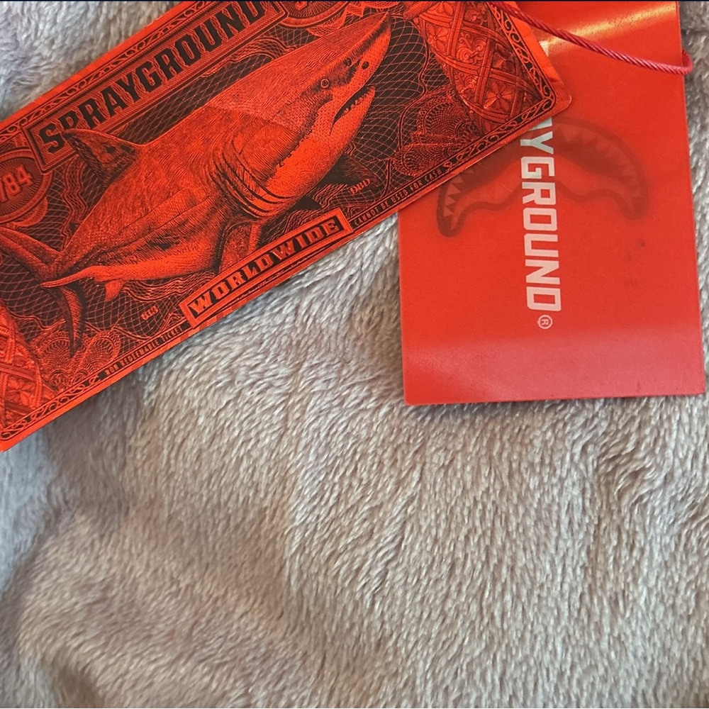 Sprayground Limited Edition Red Tag